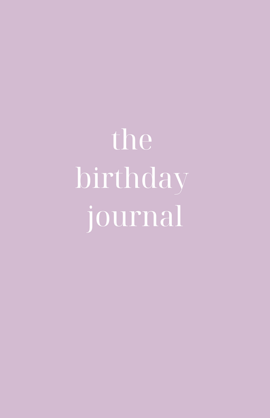 The Birthday Journal - Digital
